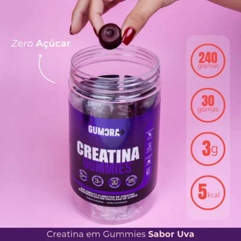 Kit Creatina Uva (03 Potes)