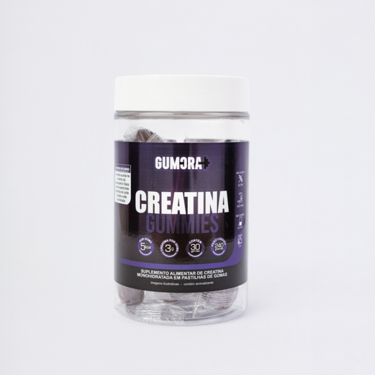 Gumora Creatina em Gummies ZERO Açúcar Uva