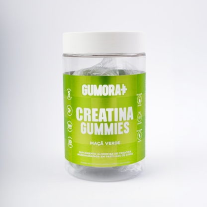 Gumora Creatina Sabor Maçã Verde em Gummies
