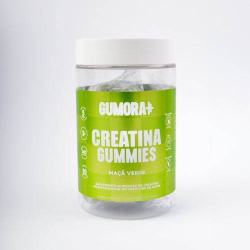 Gumora Creatina Sabor Maçã Verde em Gummies