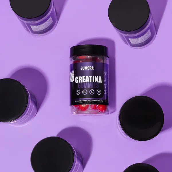 Gumora Creatina em Gummies ZERO Açúcar
