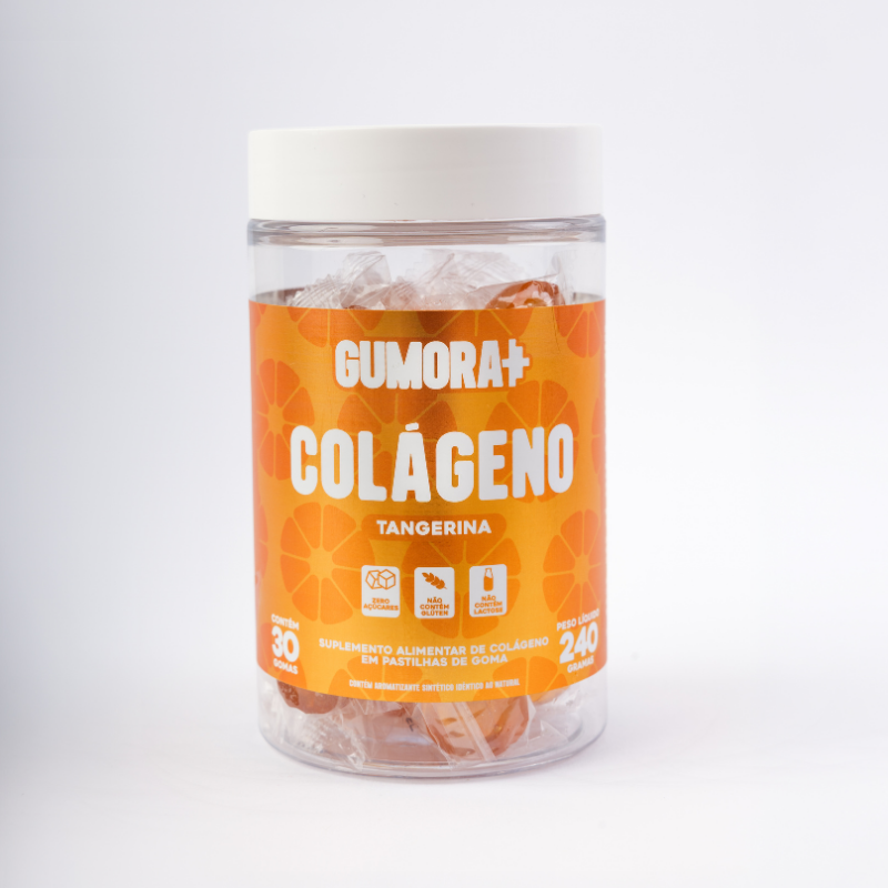 Gumora Colágeno Sabor Tangerina em Gummies