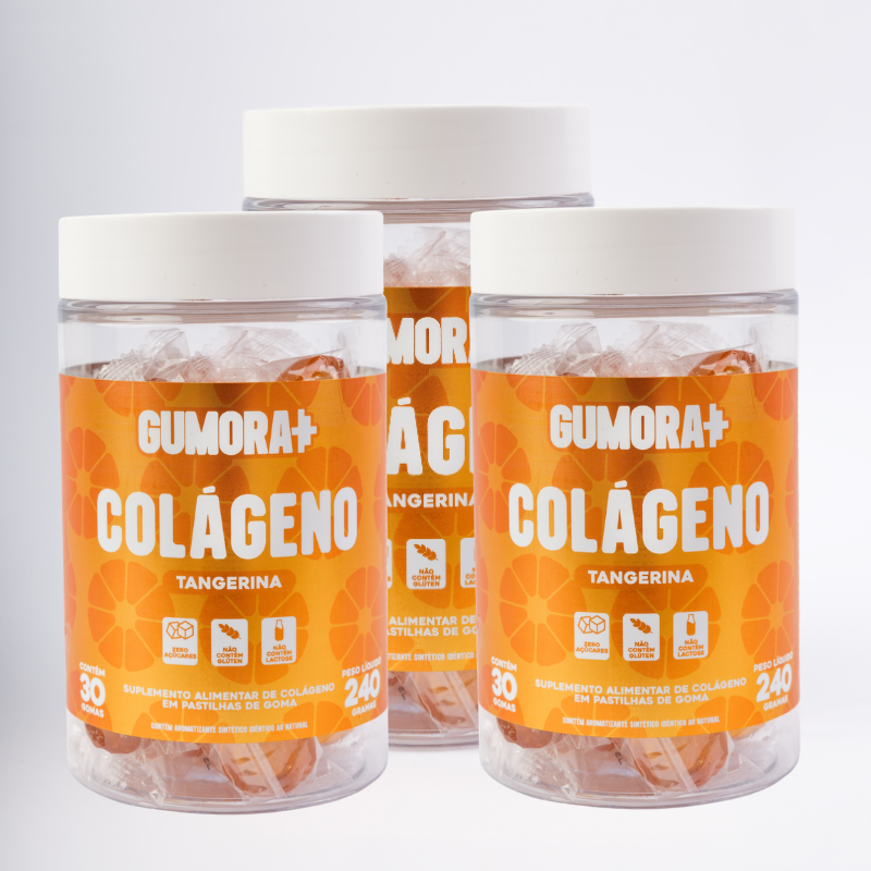Gumora Colágeno Sabor Tangerina em Gummies
