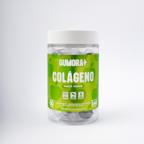 Gumora Colágeno Sabor Maçã Verde em Gummies