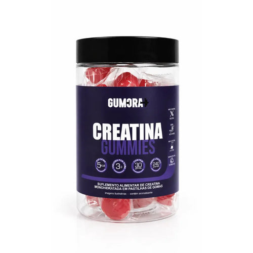 Gumora Creatina em Gummies ZERO Açúcar
