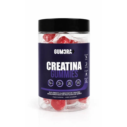 Gumora Creatina em Gummies ZERO Açúcar