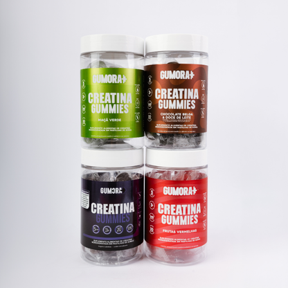 Gumora Creatina Sabor Maçã Verde em Gummies