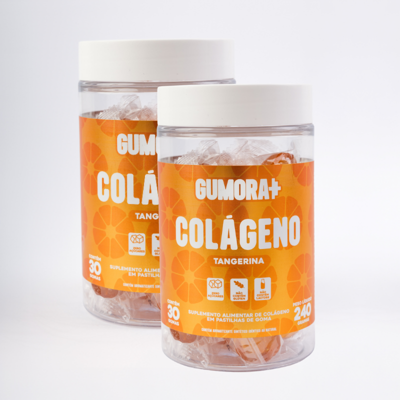 Gumora Colágeno Sabor Tangerina em Gummies