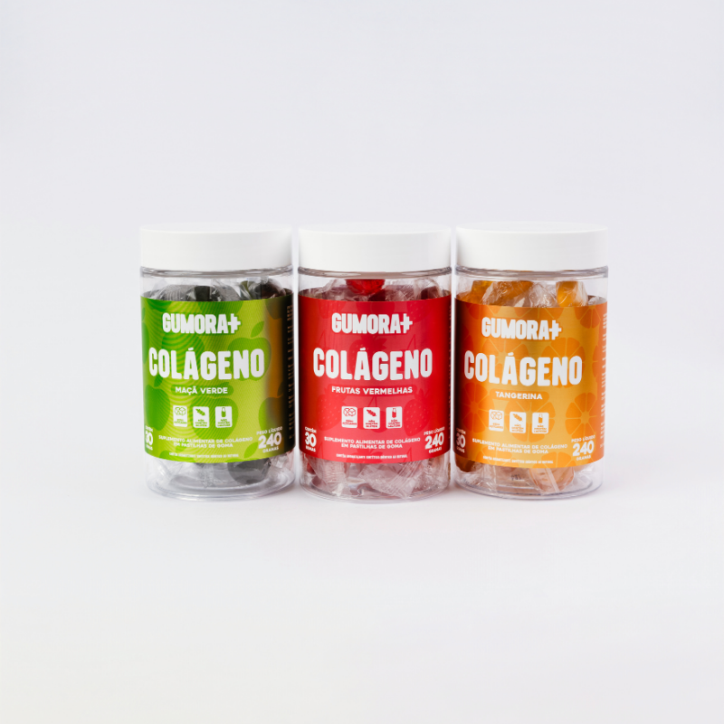 Gumora Colágeno Sabor Tangerina em Gummies