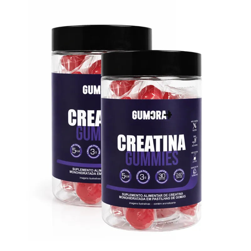 Gumora Creatina em Gummies ZERO Açúcar