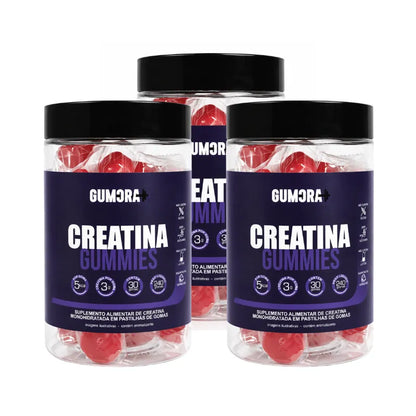 Gumora Creatina em Gummies ZERO Açúcar