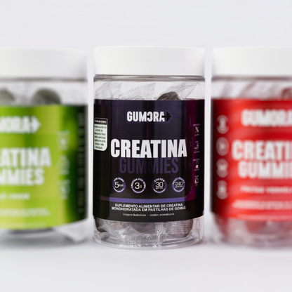 Gumora Creatina em Gummies ZERO Açúcar Uva
