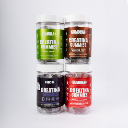 Gumora Creatina em Gummies ZERO Açúcar Uva