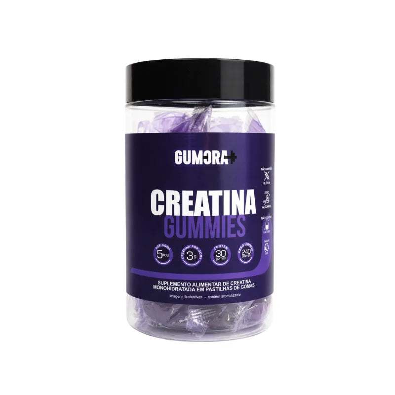 Gumora Creatina em Gummies ZERO Açúcar