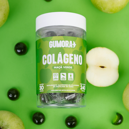 Gumora Colágeno Sabor Maçã Verde em Gummies