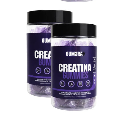 Gumora Creatina em Gummies ZERO Açúcar