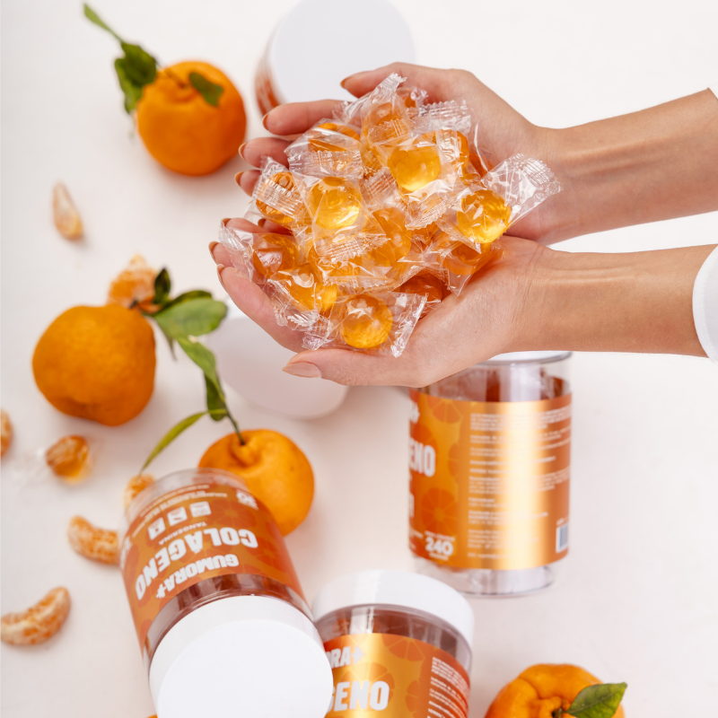 Gumora Colágeno Sabor Tangerina em Gummies