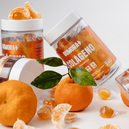 Gumora Colágeno Sabor Tangerina em Gummies