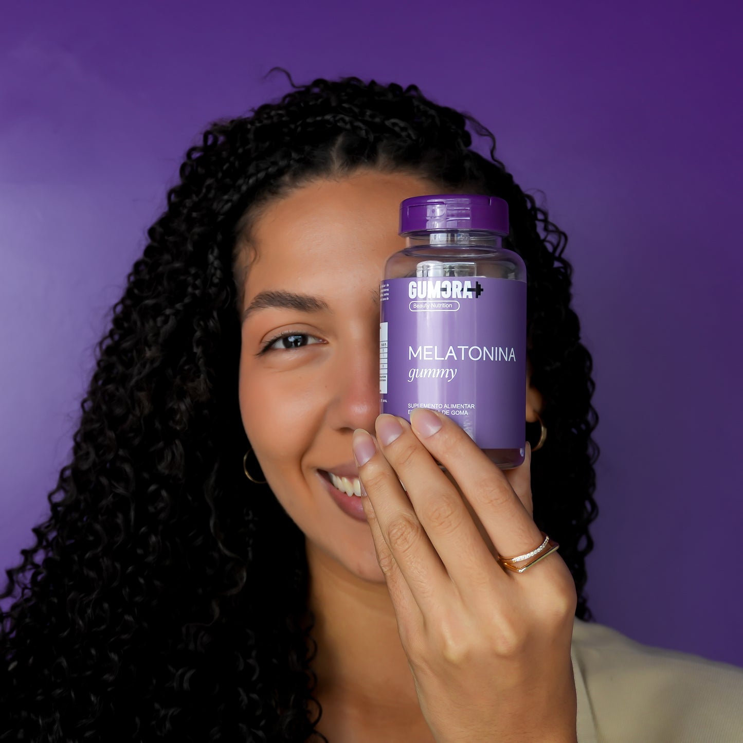 Gumora Melatonina em Gummies Morango