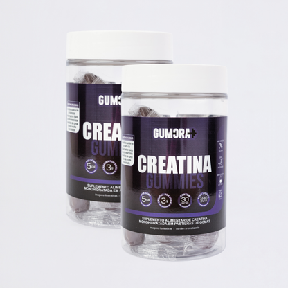 Gumora Creatina em Gummies ZERO Açúcar Uva
